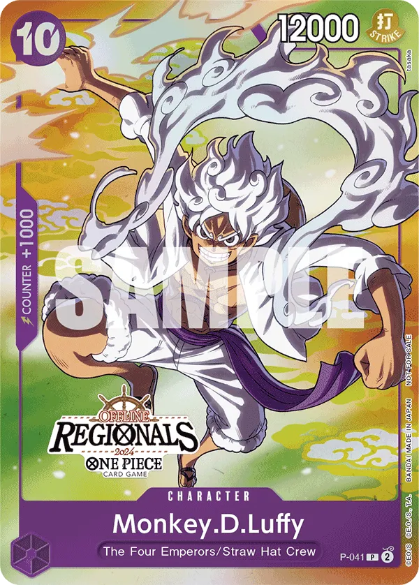 Carta Monkey.D.Luffy (P-041)