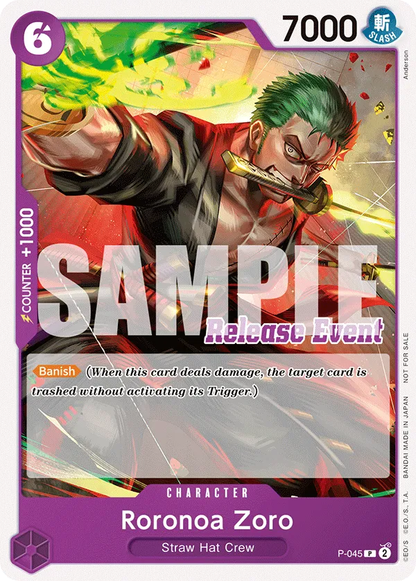 Carta Roronoa Zoro (P-045)