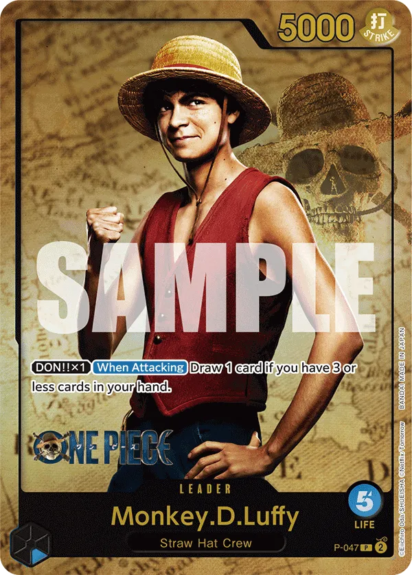 Carta Monkey.D.Luffy (P-047)