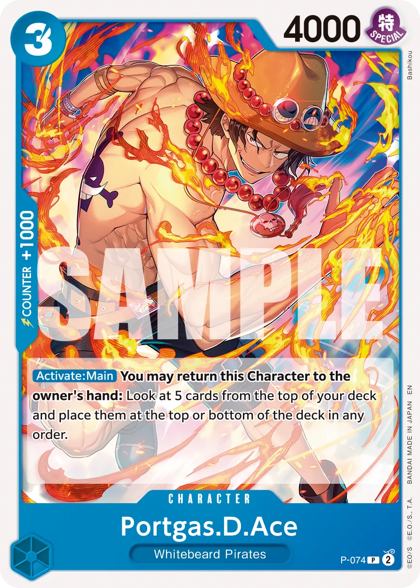 Carta Portgas.D.Ace (P-074)