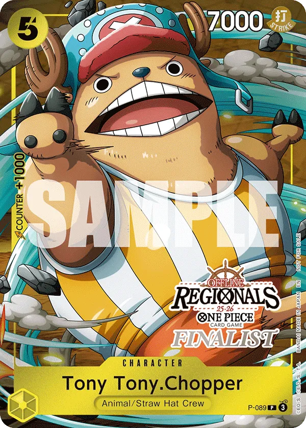 Carta Tony Tony.Chopper (P-089)