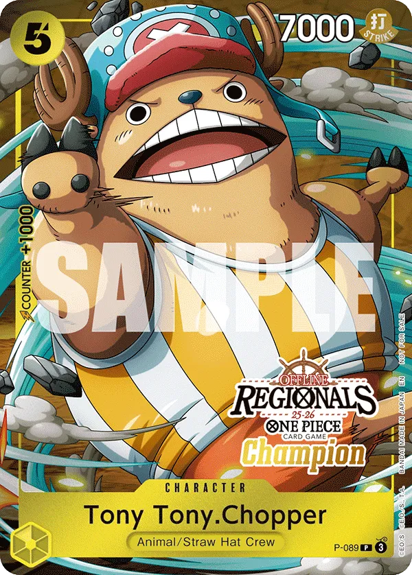 Carta Tony Tony.Chopper (P-089)