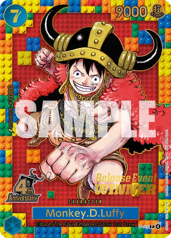Carta Monkey.D.Luffy (P-110)