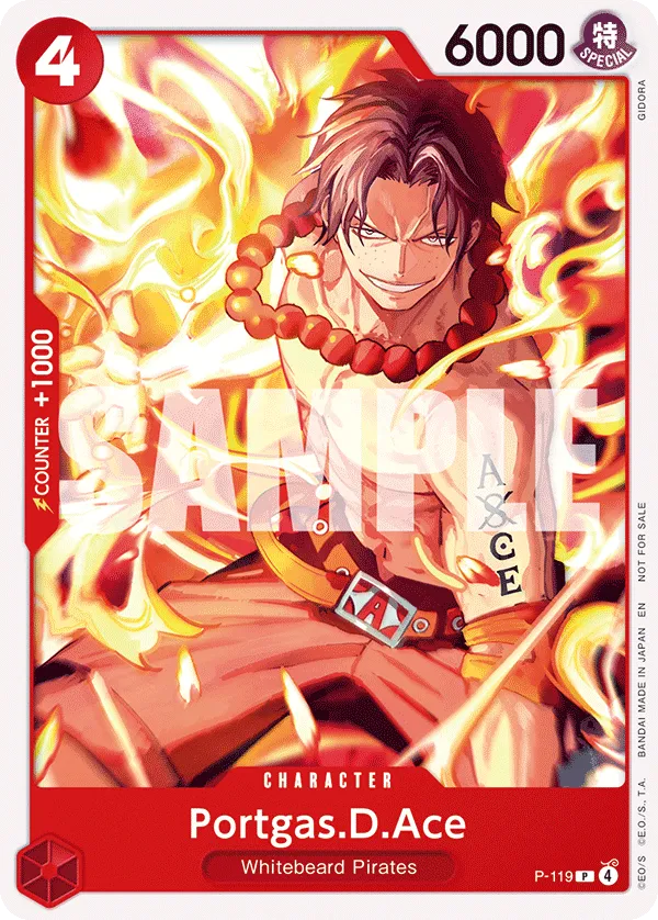 Carta Portgas.D.Ace (P-119)