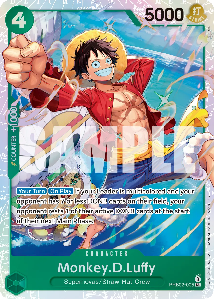 Carta Monkey.D.Luffy (PRB02-005)