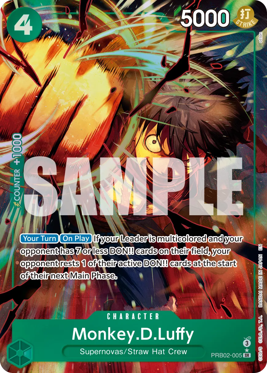 Carta Monkey.D.Luffy (PRB02-005)