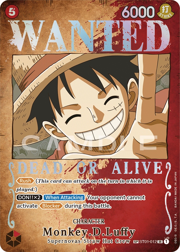 Carta Monkey.D.Luffy (ST01-012)