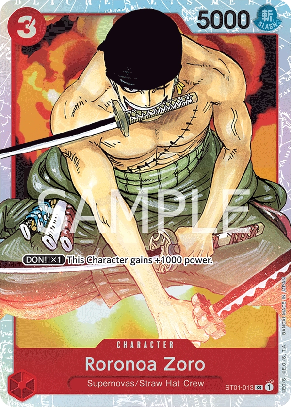 Carta Roronoa Zoro (ST01-013)