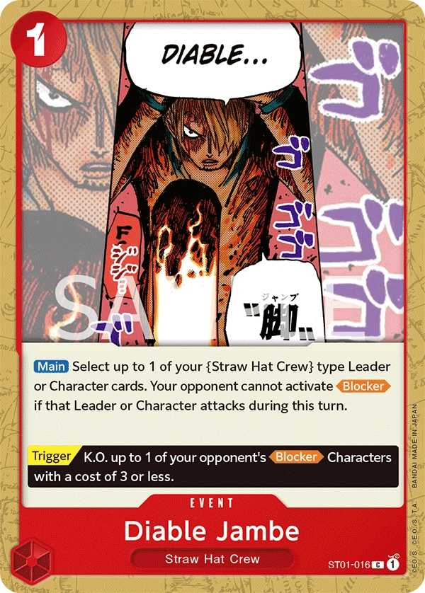 Carta Diable Jambe (ST01-016)