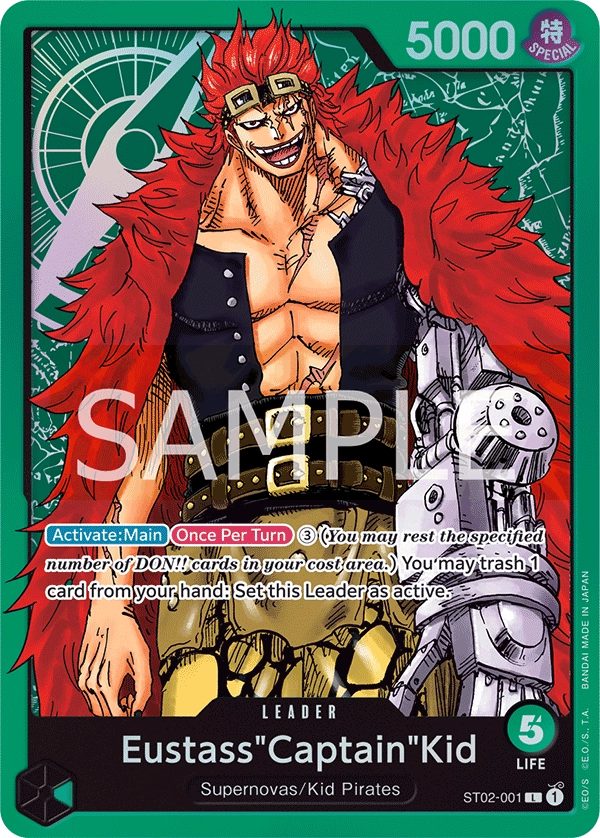 Carta Eustass"Captain"Kid (ST02-001)