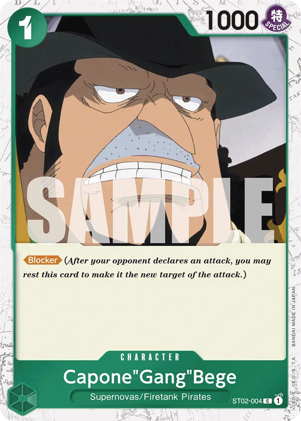 Carta Capone"Gang"Bege (ST02-004)