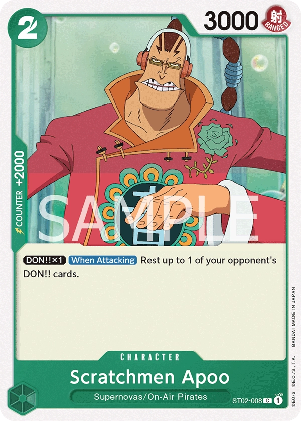 Carta Scratchmen Apoo (ST02-008)