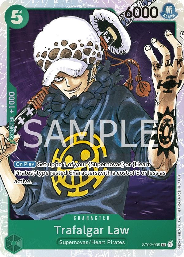 Carta Trafalgar Law (ST02-009)
