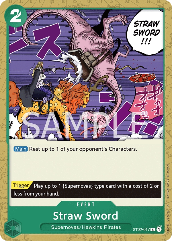 Carta Straw Sword (ST02-017)