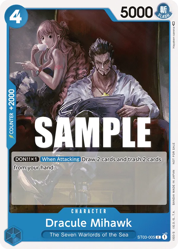 Carta Dracule Mihawk (ST03-005)