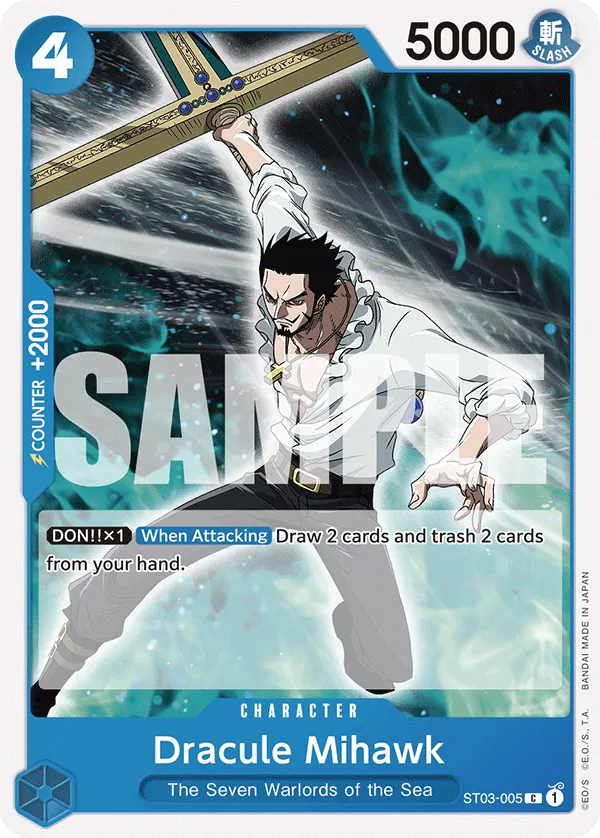 Carta Dracule Mihawk (ST03-005)
