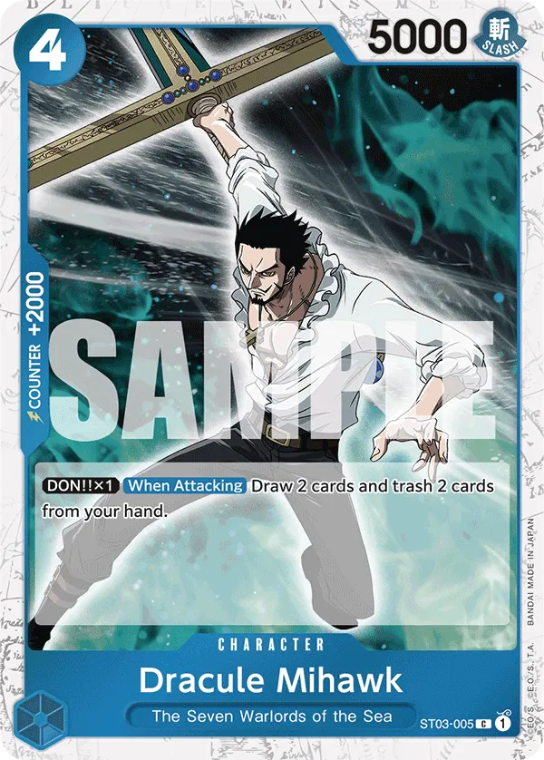 Carta Dracule Mihawk (ST03-005)