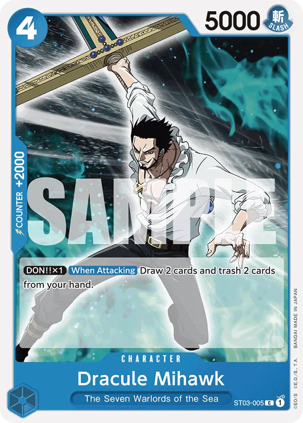 Carta Dracule Mihawk (ST03-005)