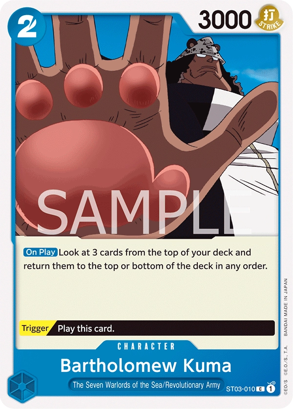 Carta Bartholomew Kuma (ST03-010)