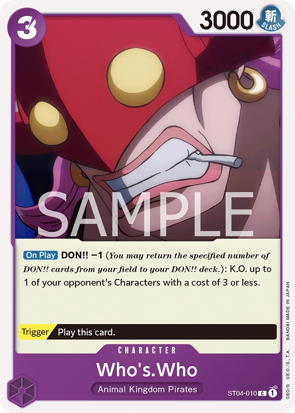 Carta Who's.Who (ST04-010)