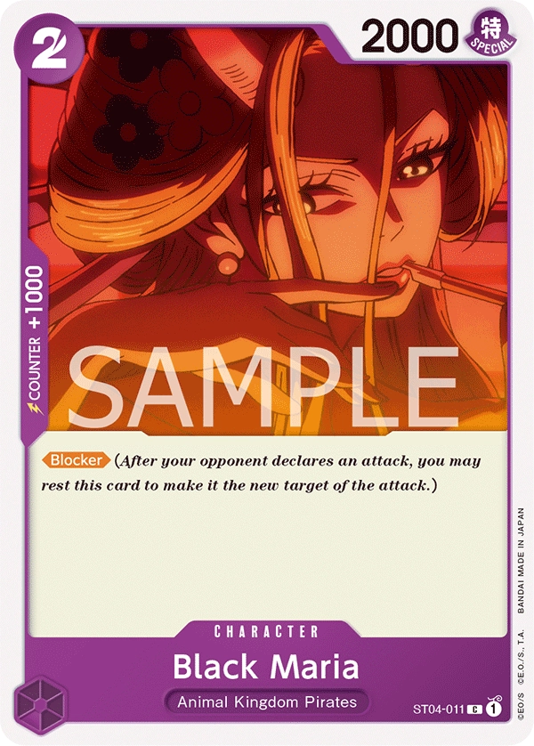 Carta Black Maria (ST04-011)