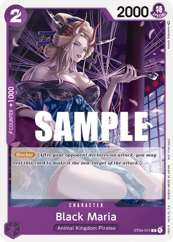 Carta Black Maria (ST04-011)