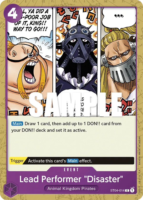 Carta Lead Performer "Disaster" (ST04-014)