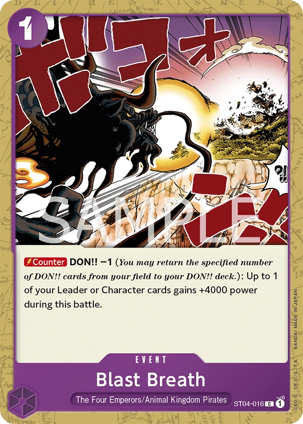 Carta Blast Breath (ST04-016)