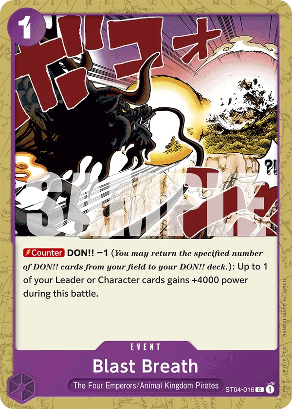 Carta Blast Breath (ST04-016)