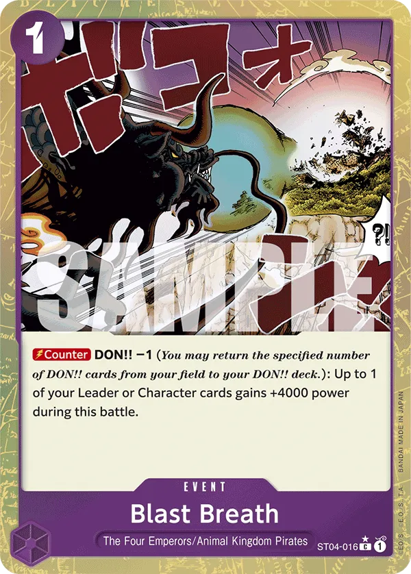 Carta Blast Breath (ST04-016)