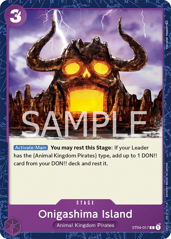 Carta Onigashima Island (ST04-017)