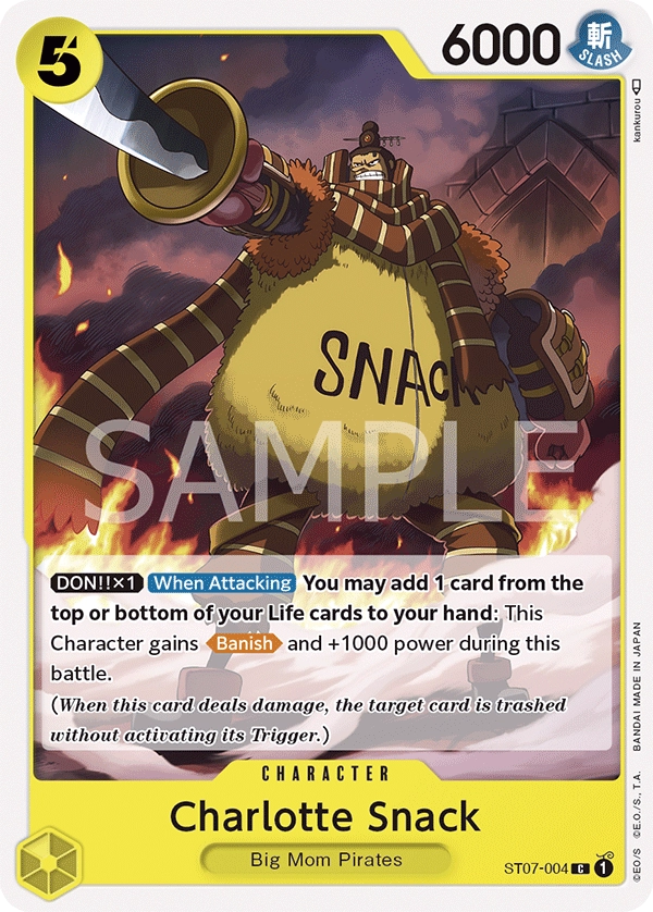 Carta Charlotte Snack (ST07-004)