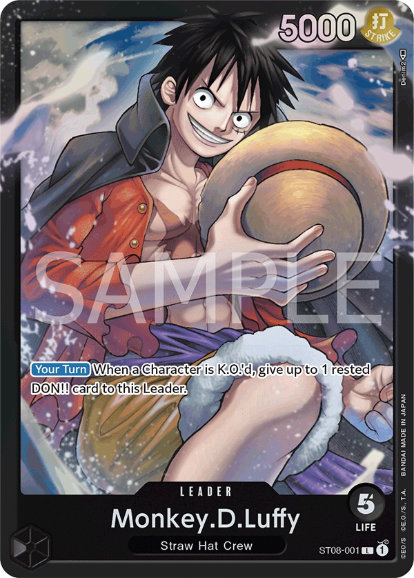 Carta Monkey.D.Luffy (ST08-001)