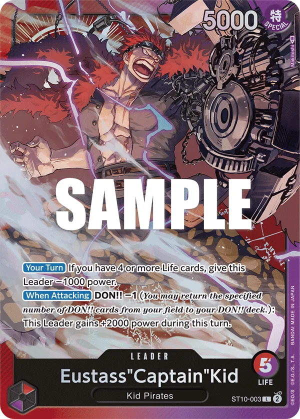 Carta Eustass"Captain"Kid (ST10-003)