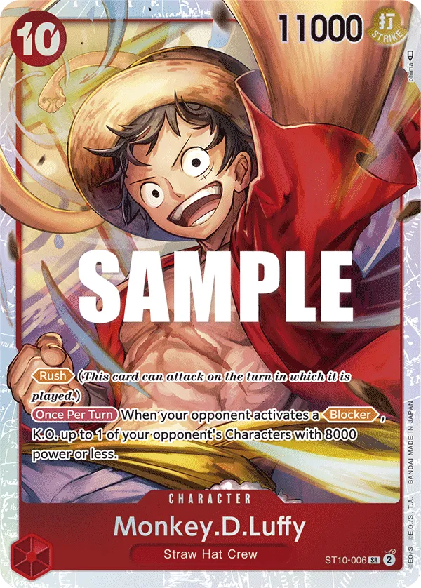 Carta Monkey.D.Luffy (ST10-006)