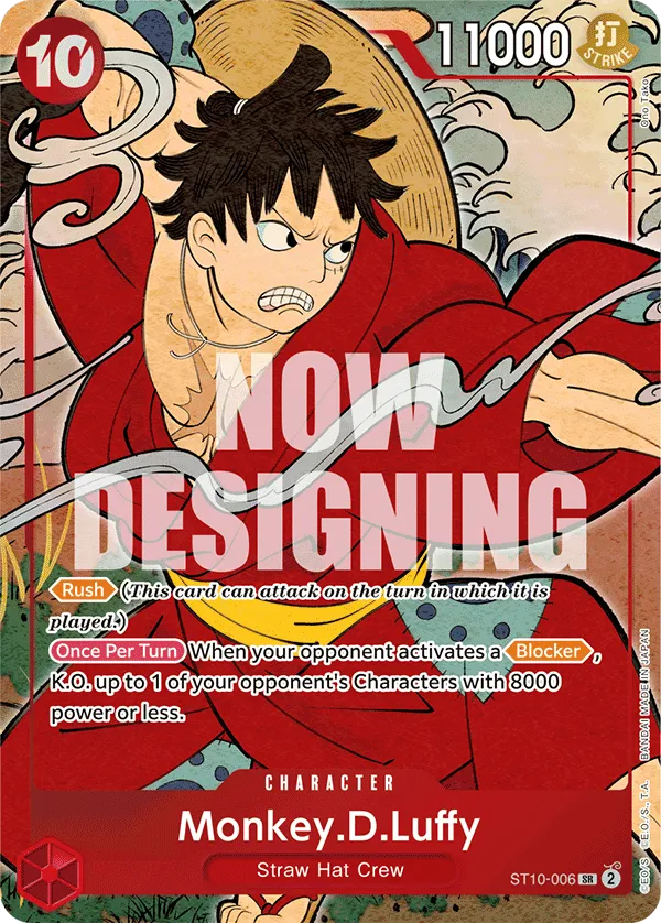 Carta Monkey.D.Luffy (ST10-006)