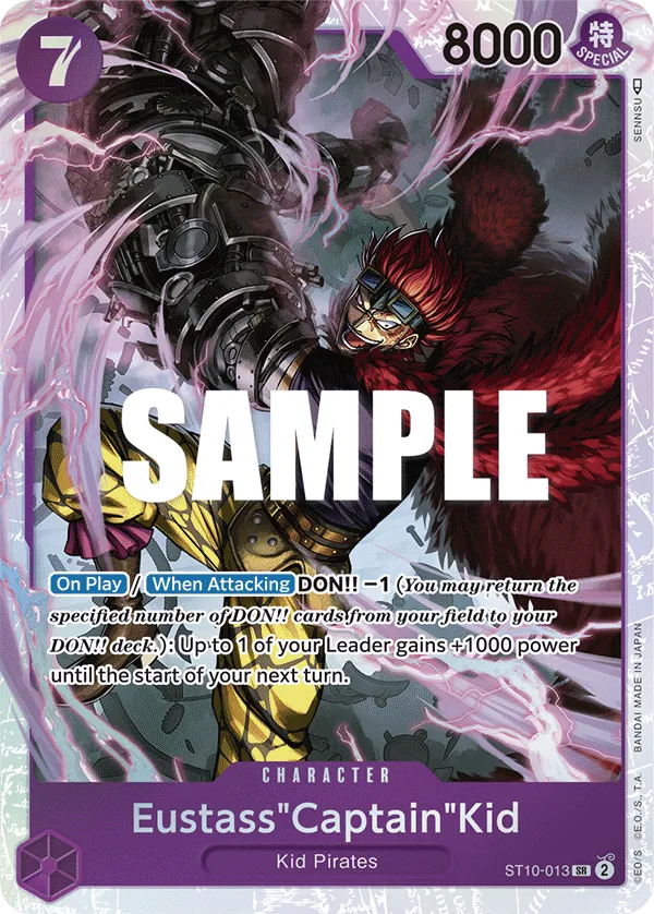 Carta Eustass"Captain"Kid (ST10-013)