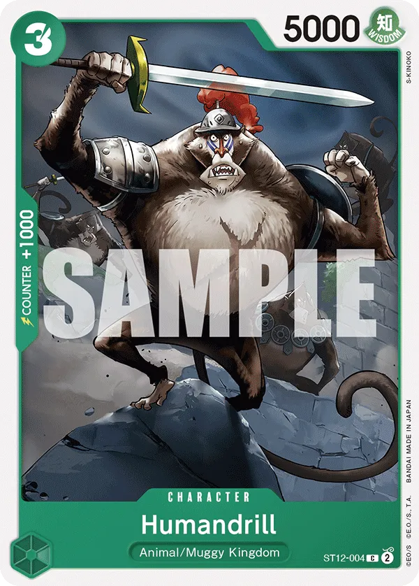Carta Humandrill (ST12-004)