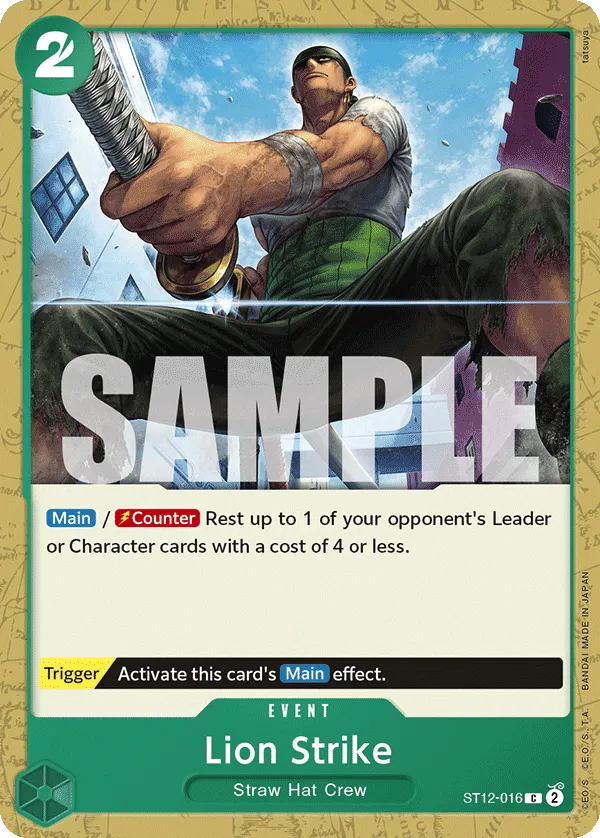 Carta Lion Strike (ST12-016)