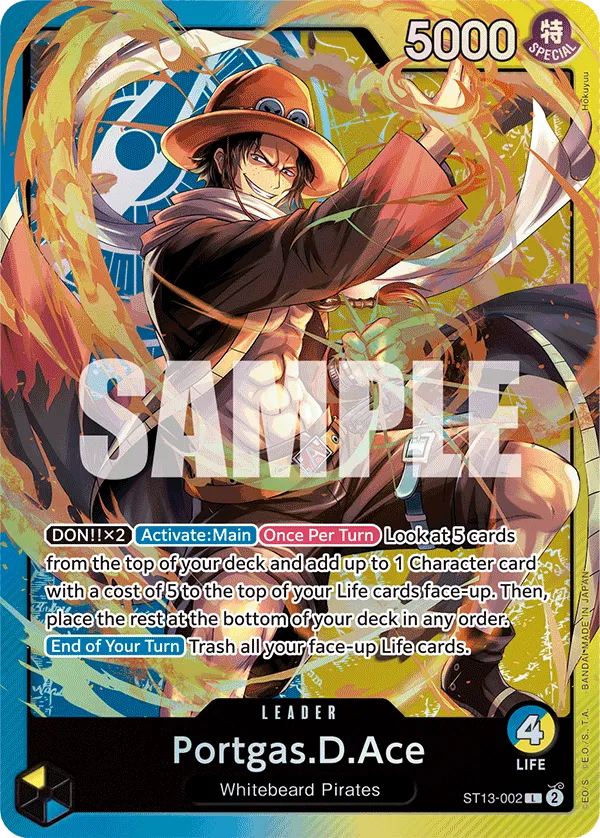 Carta Portgas.D.Ace (ST13-002)