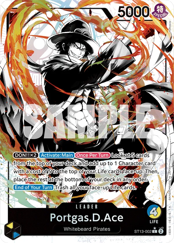Carta Portgas.D.Ace (ST13-002)