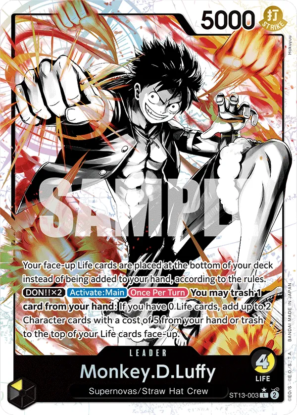 Carta Monkey.D.Luffy (ST13-003)