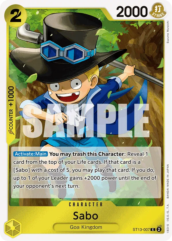 Carta Sabo (ST13-007)