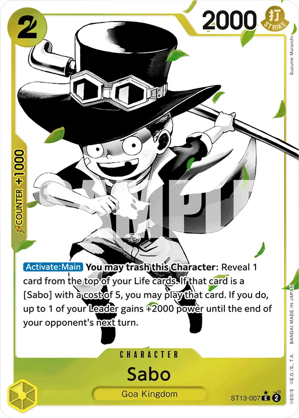 Carta Sabo (ST13-007)