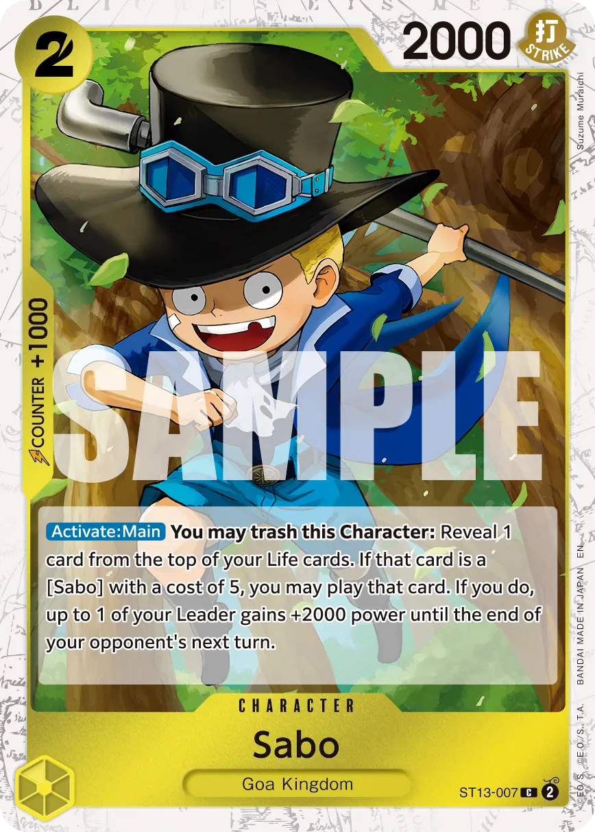 Carta Sabo (ST13-007)