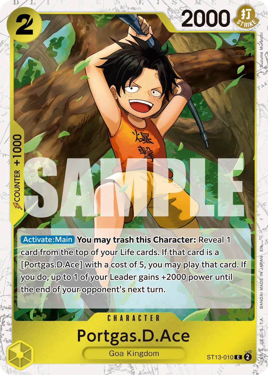 Carta Portgas.D.Ace (ST13-010)