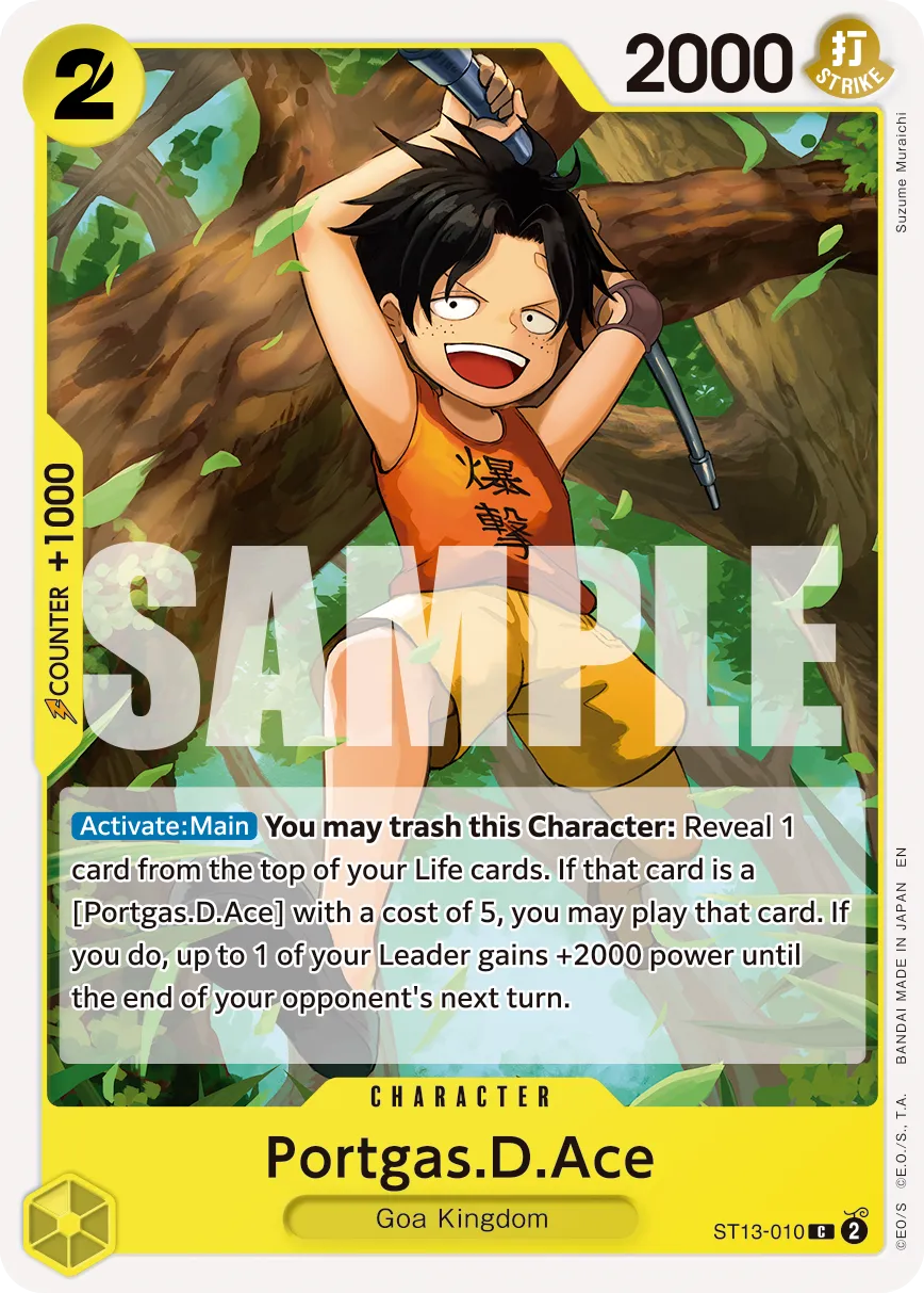 Carta Portgas.D.Ace (ST13-010)