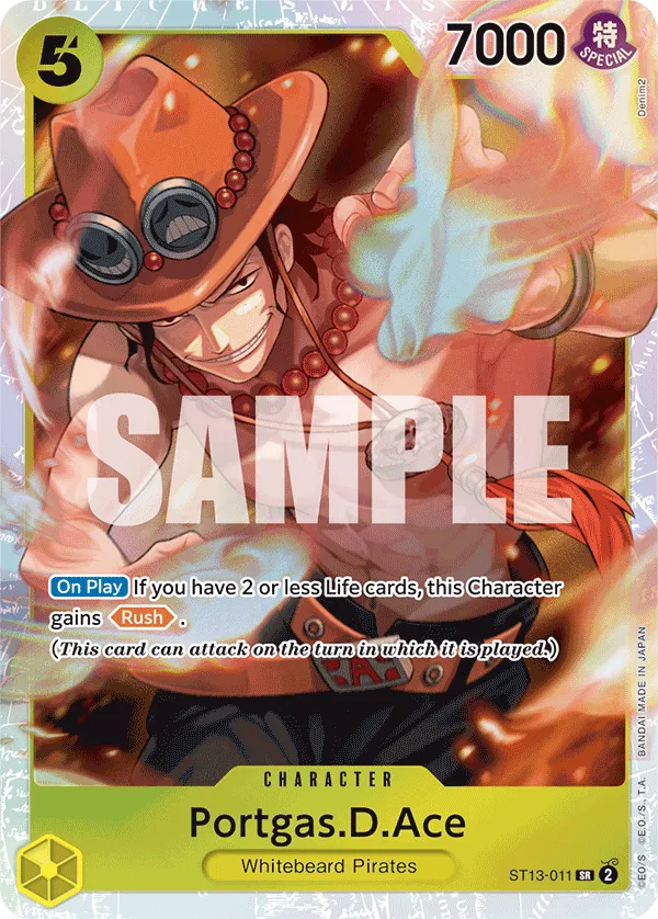 Carta Portgas.D.Ace (ST13-011)
