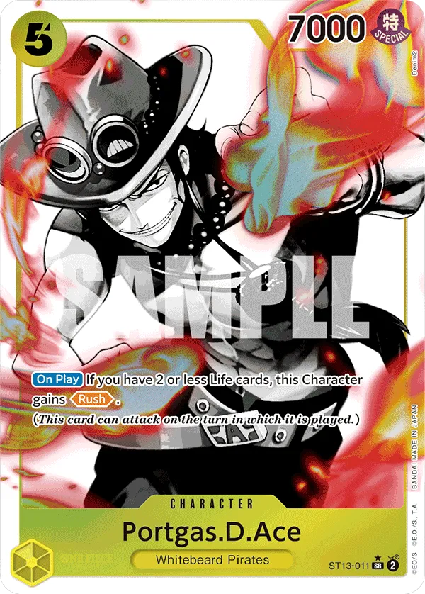 Carta Portgas.D.Ace (ST13-011)