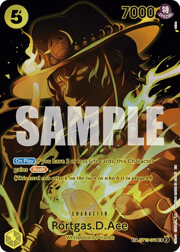Carta Portgas.D.Ace (ST13-011)